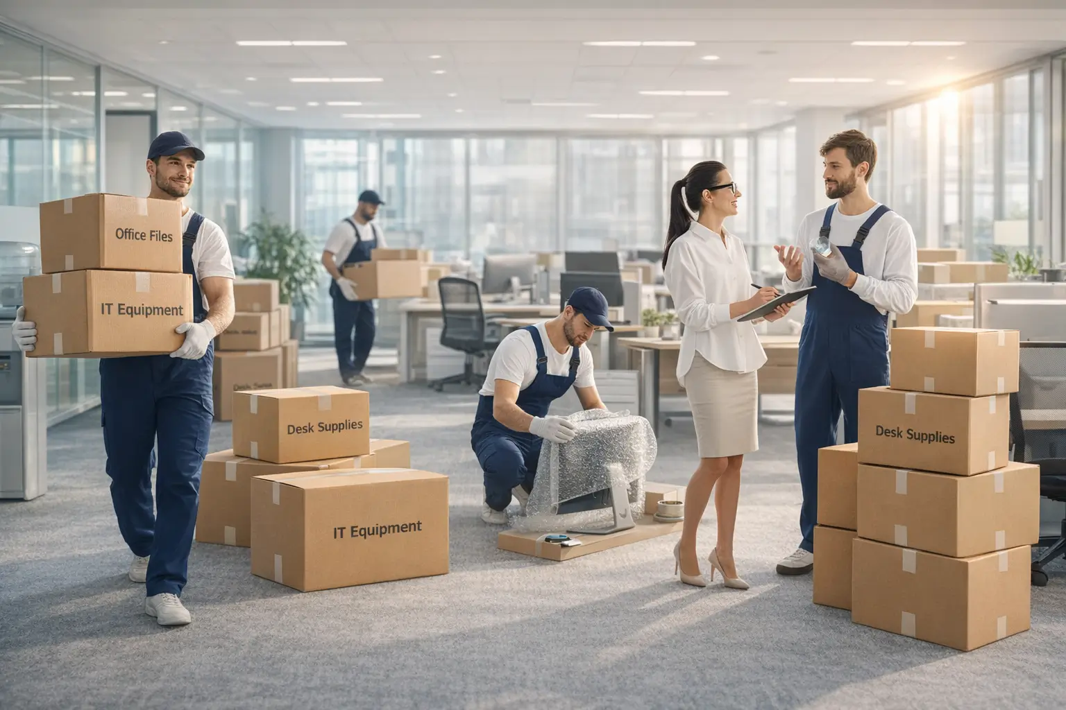Office and business moving help in Charlotte